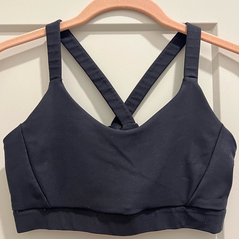 Soul Cycle black sports bra size S
